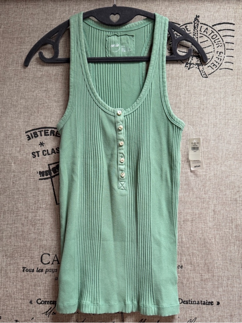 NWT Rare Aerie Henley Tank Top